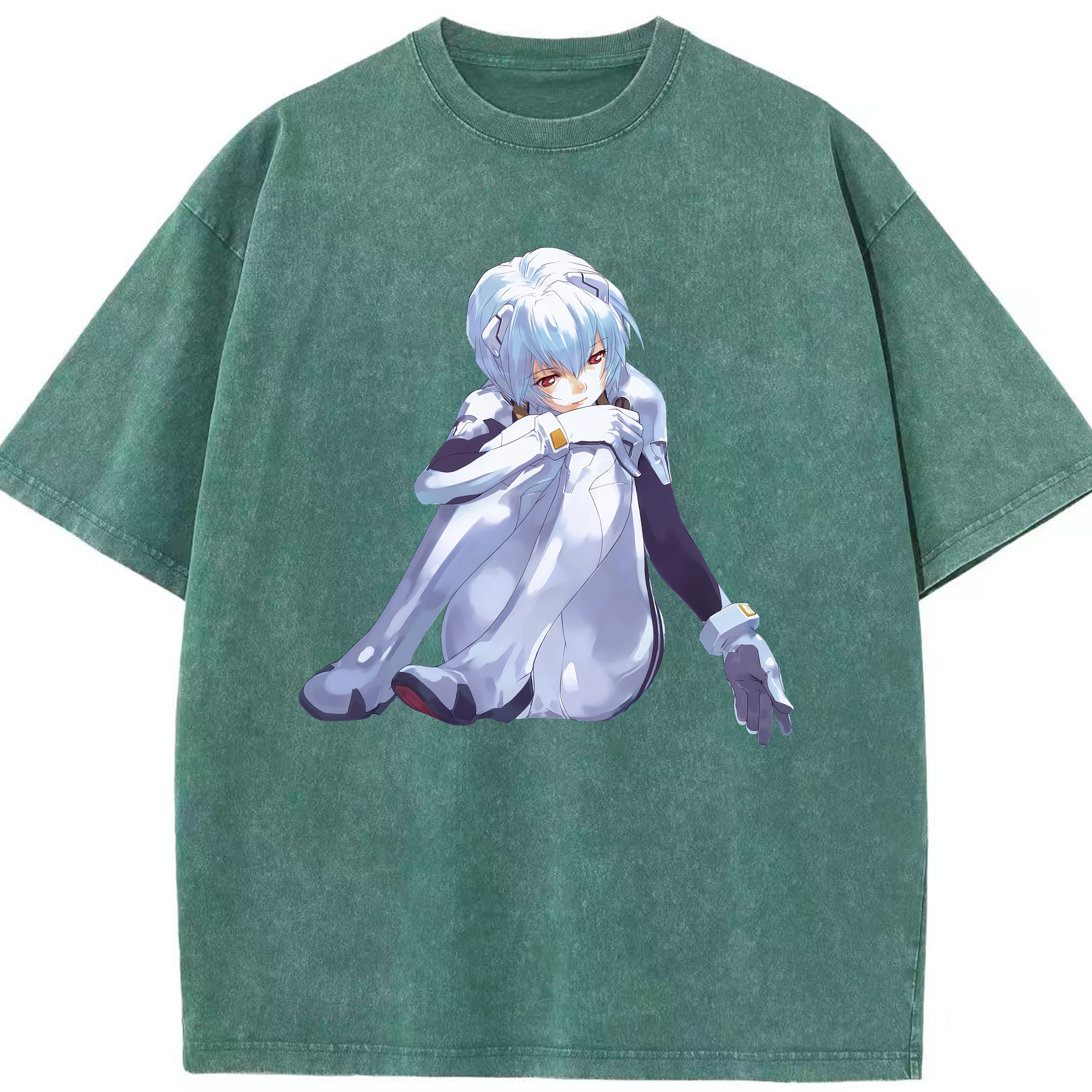 （画像用） EVA 新世紀エヴァンゲリオン 綿100% ヴィンテージ風 半袖Tシャツ（フロントプリント）